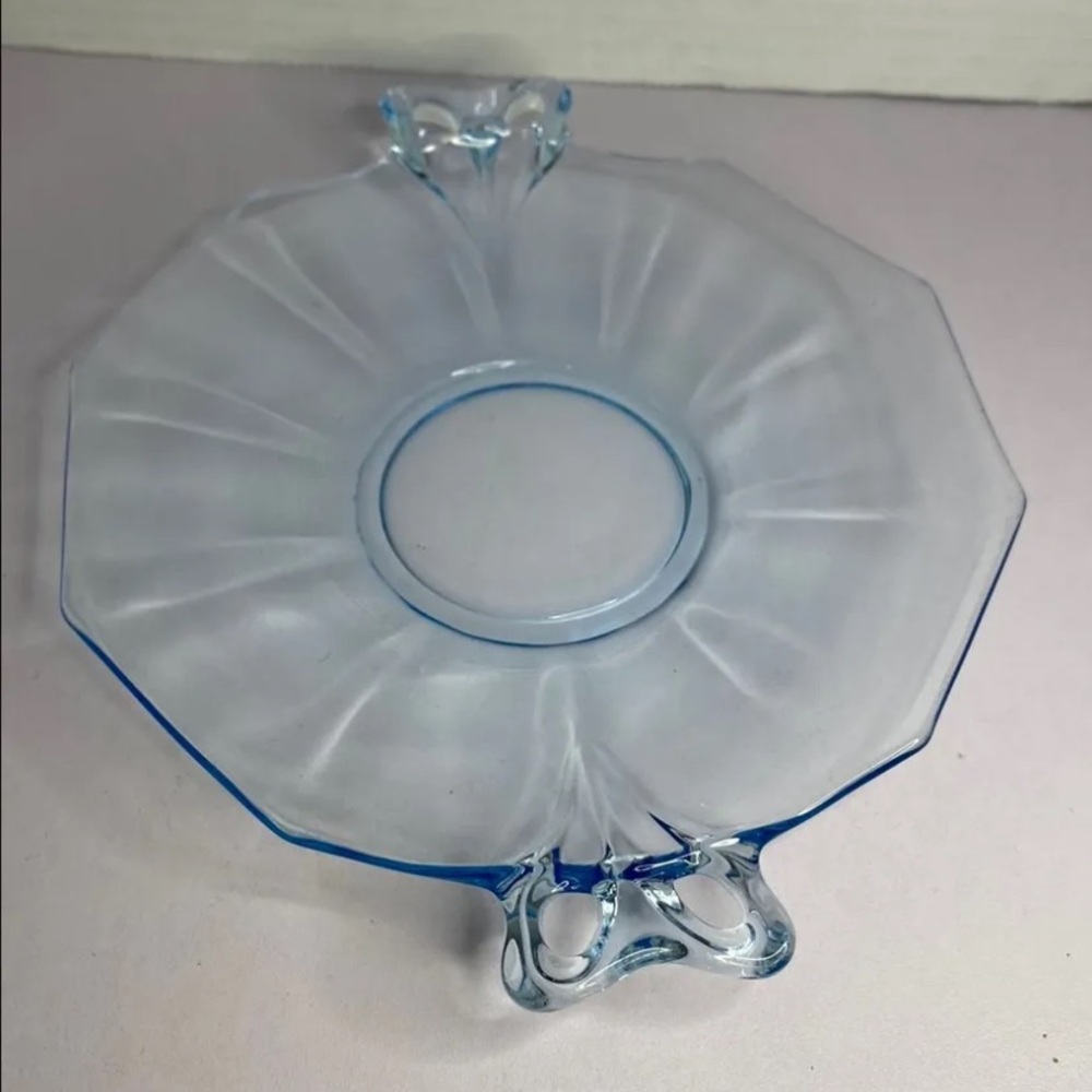 Fostoria glass plate - Picture 2 of 2